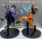 15CM Naruto Shippuden Uchiha Sasuke Figure EFFECTREME Battle Pose Rasengan Scene Model Toy Gift Collection Action Figure PVC