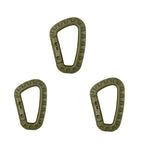 1/2/3/4/6pcs Tactical Carabiner Carabina Karabiner Clip Plastic Cadet Hiking Camping