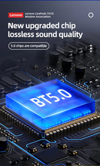 Lenovo Thinkplus TH10 TWS Stereo Headphone Low Latency With Long Endurance Gaming Bluetooth Earphones Music Headset with Mic