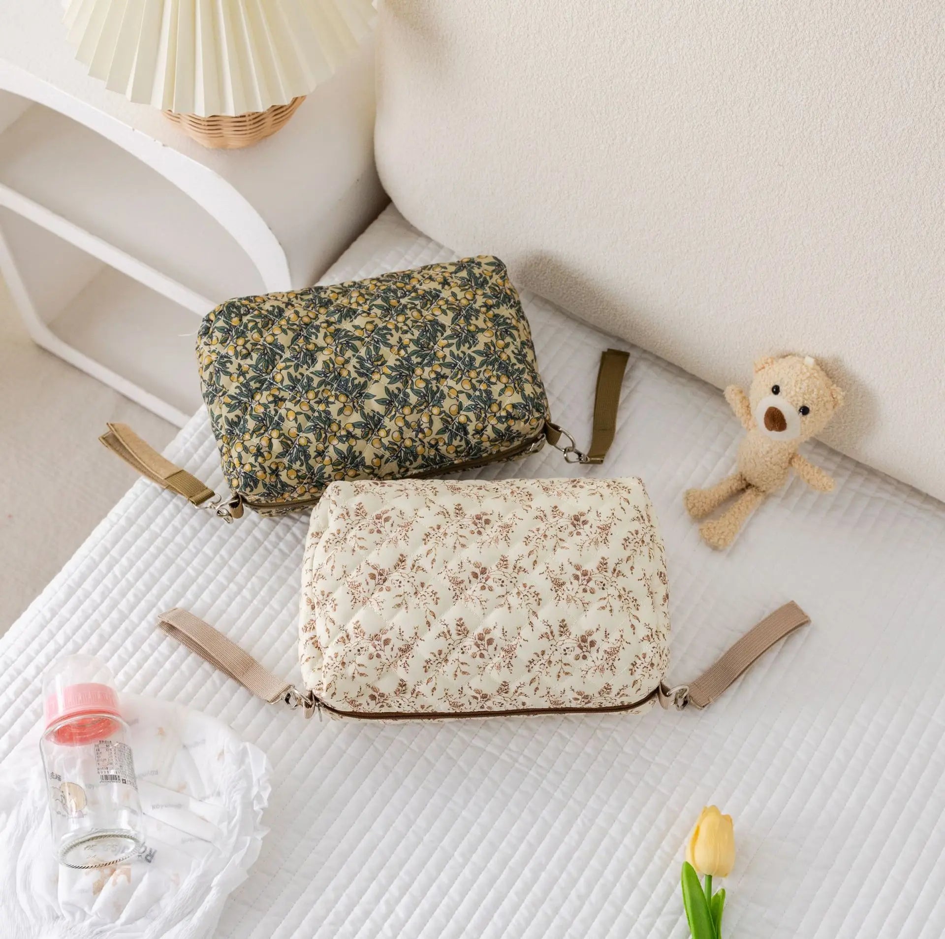 1pcs Portable Baby Diaper Storage Bag Travel Handbags Mommy&Baby Items Organizer Maternal Stroller Bag Makeup&Toiletries Bag