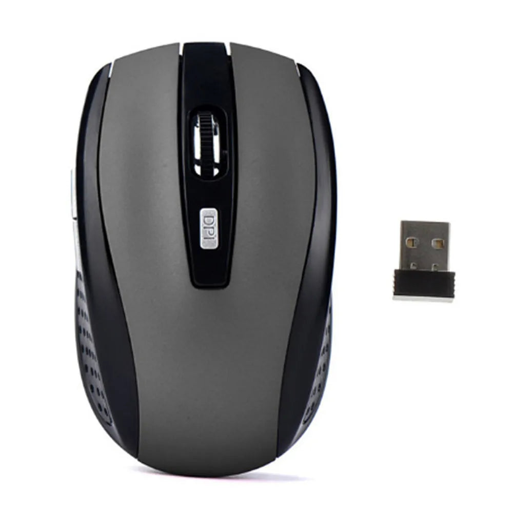 Wireless Mouse Silent Mouse 2.4G Portable Mobile Optical Office Mouse Adjustable DPI Levels for Notebook PC Laptop MacBook Image principale du produit