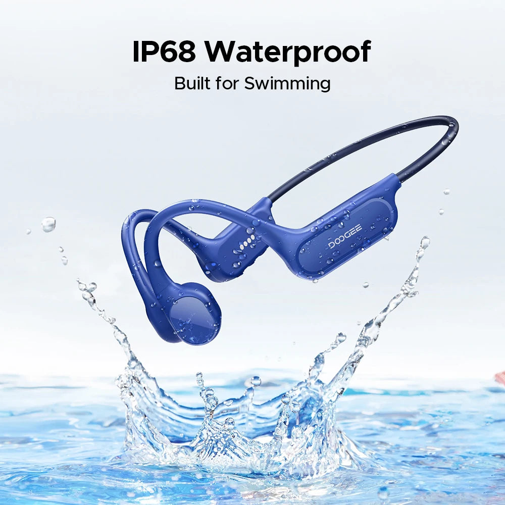 DOOGEE BoneBeat Swim Lite Bone Conduction Sports Headphones Bluetooth 5.4 Wireless Earphone Waterproof Headset For swimming