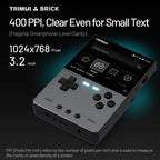NEW TRIMUI BRICK Hammer Handheld Game Console 3.2'' IPS Screen Linux System Metal Body Key LED Lighting Free Key cap Gifts