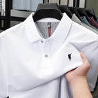 100% pure cotton short sleeved polo shirt high-end luxury brand fashion Paul Pony embroidery golf men's business casual T-shirt