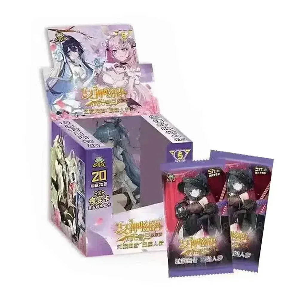 New Goddess Story Card Fufeng Chapter Colorful FlashCard Anime Character Collection Card Games Toys Child Gifts