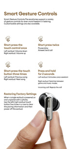 Choice Lenovo LE208 Wireless Leather Earphones Bluetooth 6.0 ENC Earphones Noise Reduction Headphone Low Latency Gaming Headset