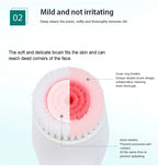 NEW Cleansing Brush Sonic Nu Face Rotating Cleansing Brush Galvanica Facial Spa System Can Deeply Clean and Remove Blackheads