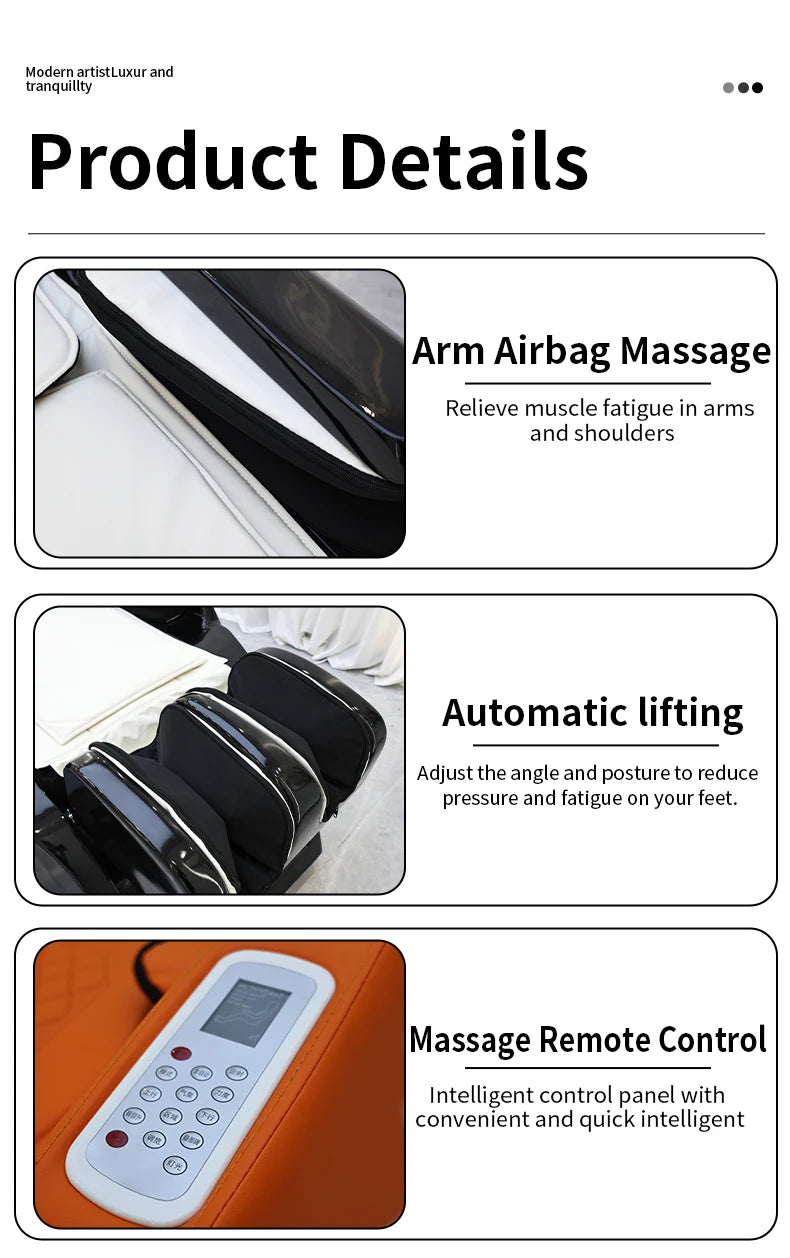 Salon Head Spa Synthetic Leather Head Therapy Beds Automatic Massage Shampoo Bed Comfortable Ergonomic Design High Density Spong
