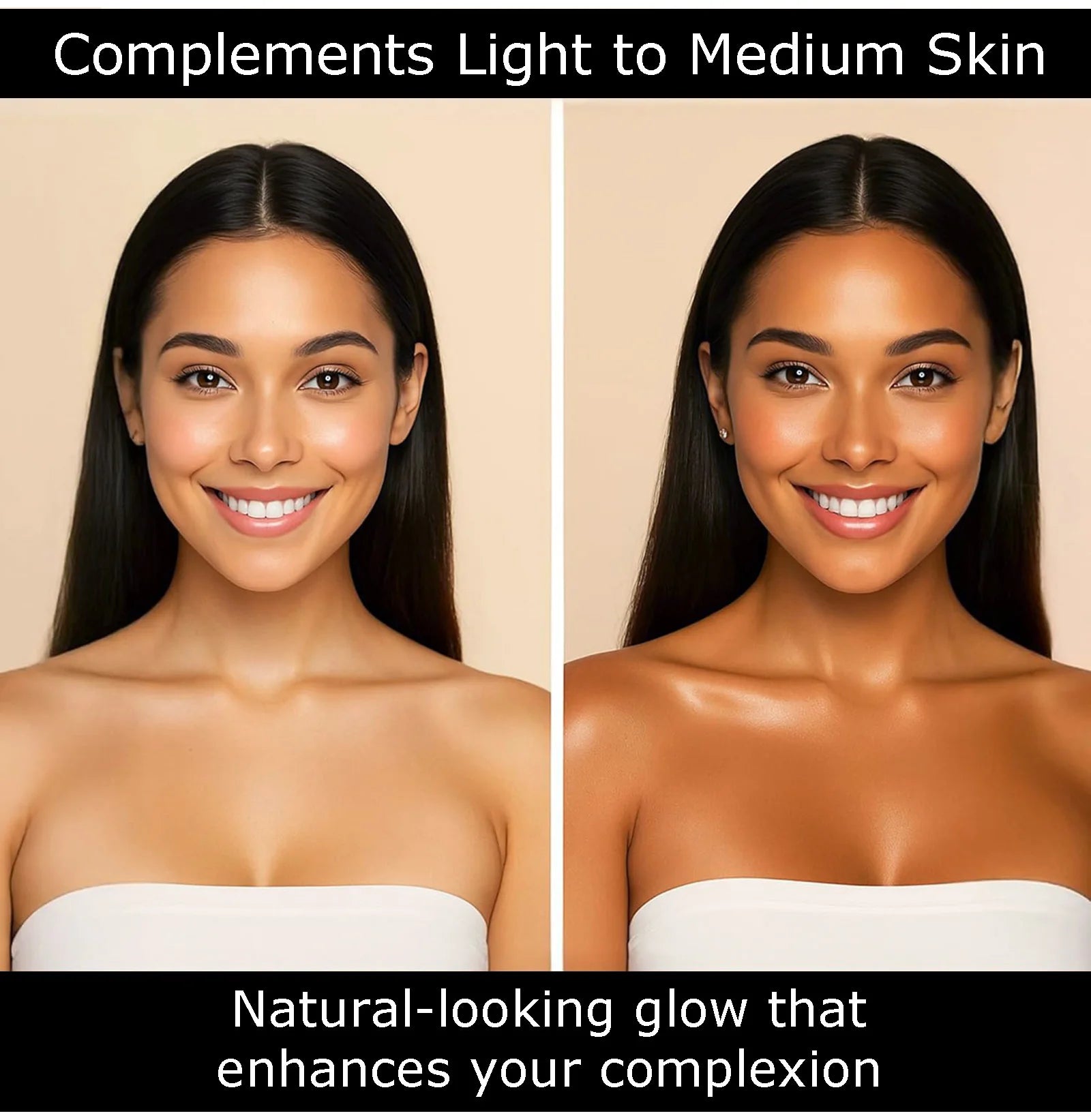 WK JALY Medium Self Tan Drops, Natural Glow Sun Bronzing Drops, Sunless Tanning for Face, Body, Add to Skin Care for Custom Tan