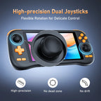 K56 Android 14 portable gaming console with 5.5-inch touchscreen and over 50 retro video game emulators for DC/MAME/SS