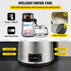 VEVOR 4L Water Distiller Filter Machine Distilled Distillation Purifier Moonshine Apparatus DIY Dispenser Kit for Home Appliance