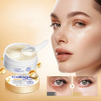 Collagen eye mask, deep moisturizing, firming the skin around the eyes, eye care, anti-aging skincare, making the skin younger