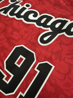 Mens Stripes Basketball Sports Jersey, Breathable Sleeveless Pattern Embroidery Sweatshirt Training Competition Sports Uniforms