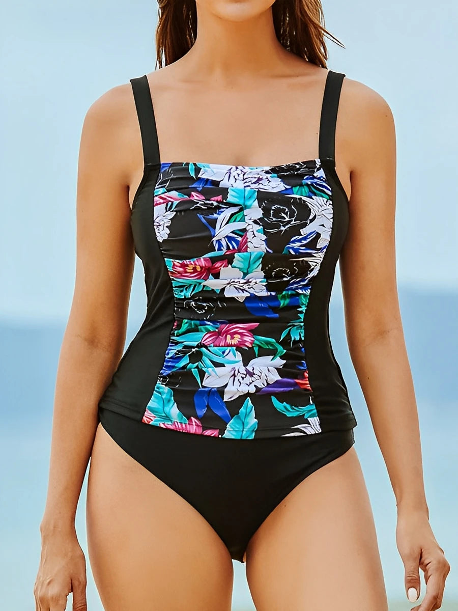 Strappy Slim Tankini Two Piece Swimsuit Women 2026 Swimwear Female Bathers Bathing Swimming Swim Suit Beachwear
