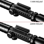 3-9X32 EG Scope 3 in 1 Combo Hunting Scope Red Green Illuminated with Holographic Reflex 4 Reticle Red Green Dot Sight Caza