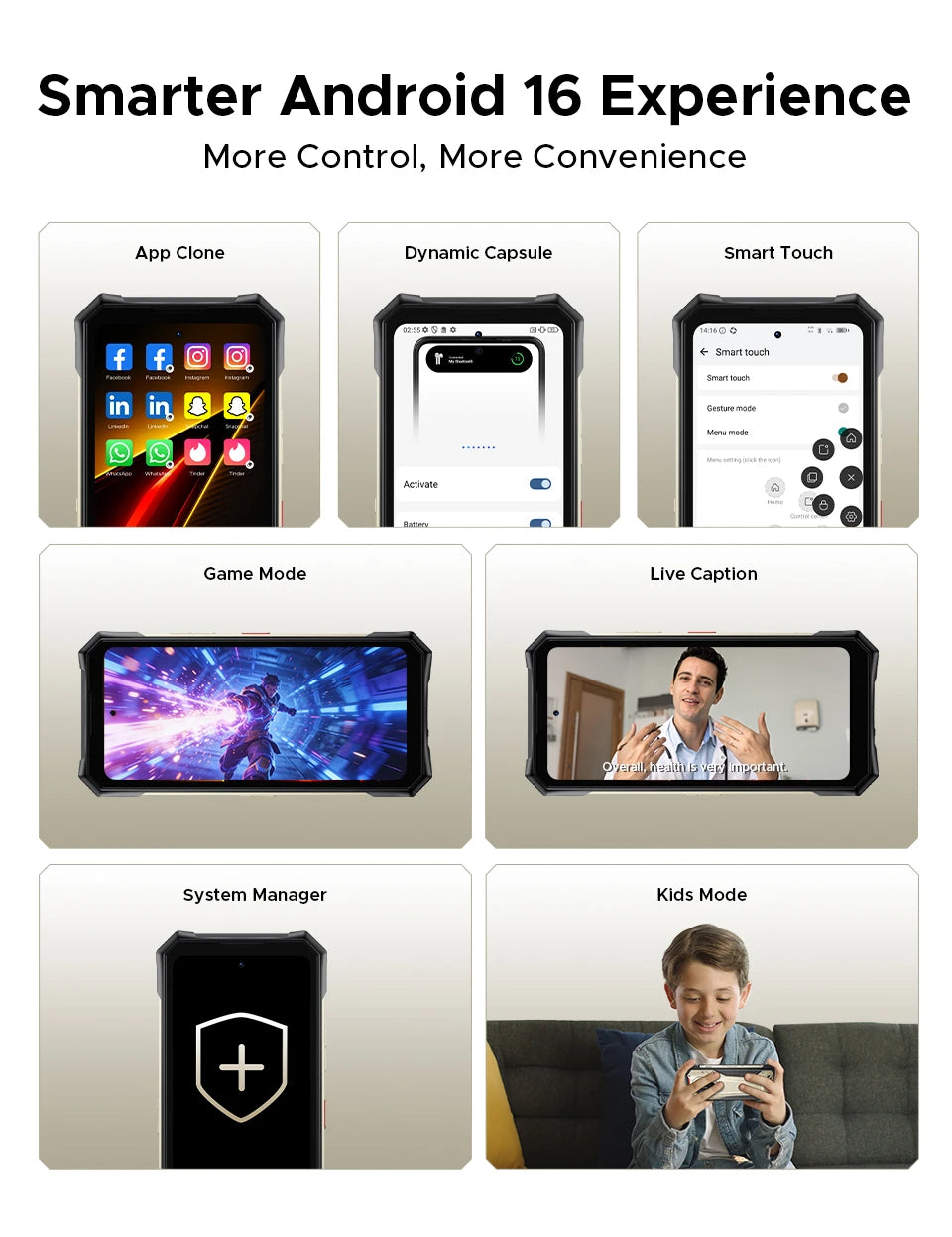 World Premiere DOOGEE S300 Pro Rugged Phone 48GB+512GB Dimensity 8300 6.78" FHD+ 11000mAh Battery 66W 200MP Camera Android 16