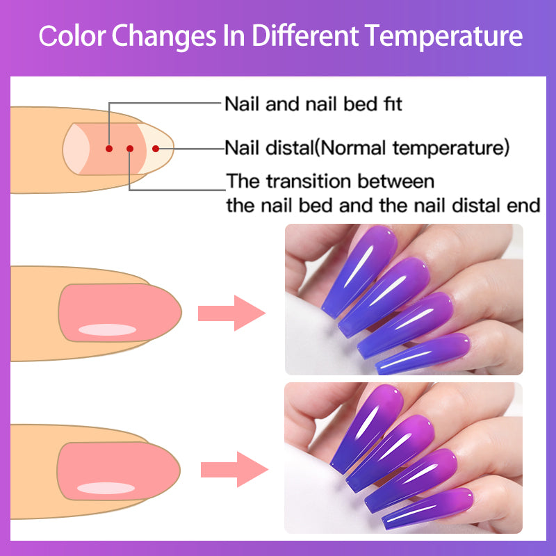 LILYCUTE 7ML 6PCS Neon Gel Nail Polish Set fluorescent Series Color Changing Semi Permanent Soak Off Manicure kit Nail Art Gel