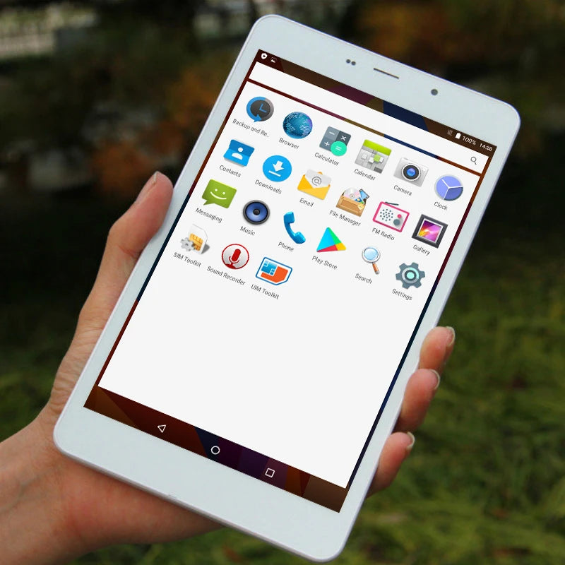 2026 New 8"  Android 6.0 3G/4G Phone Tablet 1920 x 1200 Pixels MT8783 Octa-Core 2GB RAM 16GB ROM GSM 2*SIM Cards