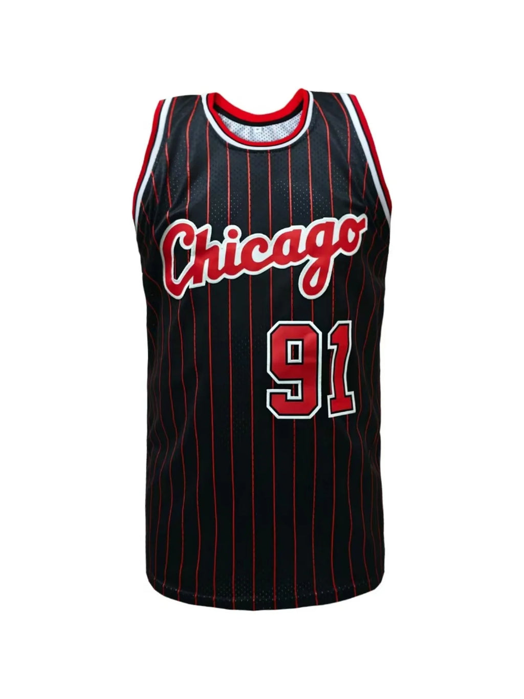 Mens Stripes Basketball Sports Jersey, Breathable Sleeveless Pattern Embroidery Sweatshirt Training Competition Sports Uniforms