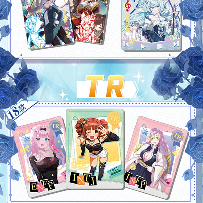 New Goddess Story Card Fufeng Chapter Colorful FlashCard Anime Character Collection Card Games Toys Child Gifts