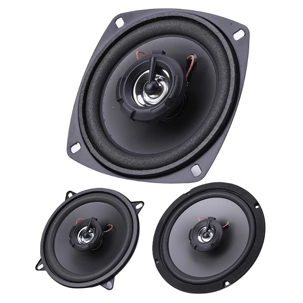 4/5/6 Inch Automobile Audio HiFi Music 12V 2 Way Car HiFi Coaxial Speaker 4 Ohms Full Range Frequency Auto Audio 300W/400W/500W