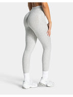 High Waist Leopard Print Yoga Pants, Butt Lifting Tummy Control Leggings 