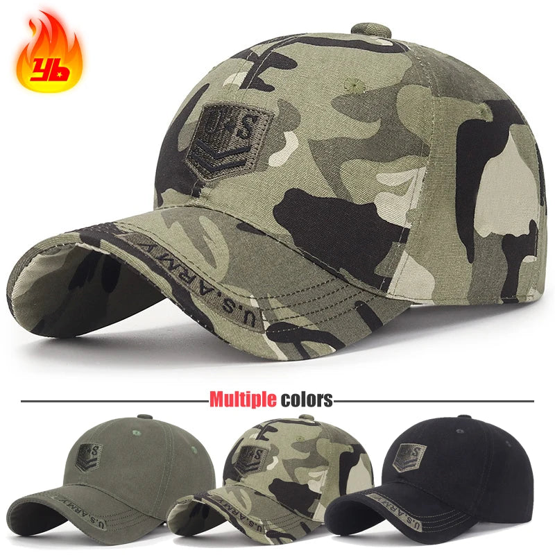 New Spring and Autumn Cotton Soft Top Hat Outdoor Leisure All-Match Sun Visor Baseball Cap Camouflage Duckbill Cap Image principale du produit