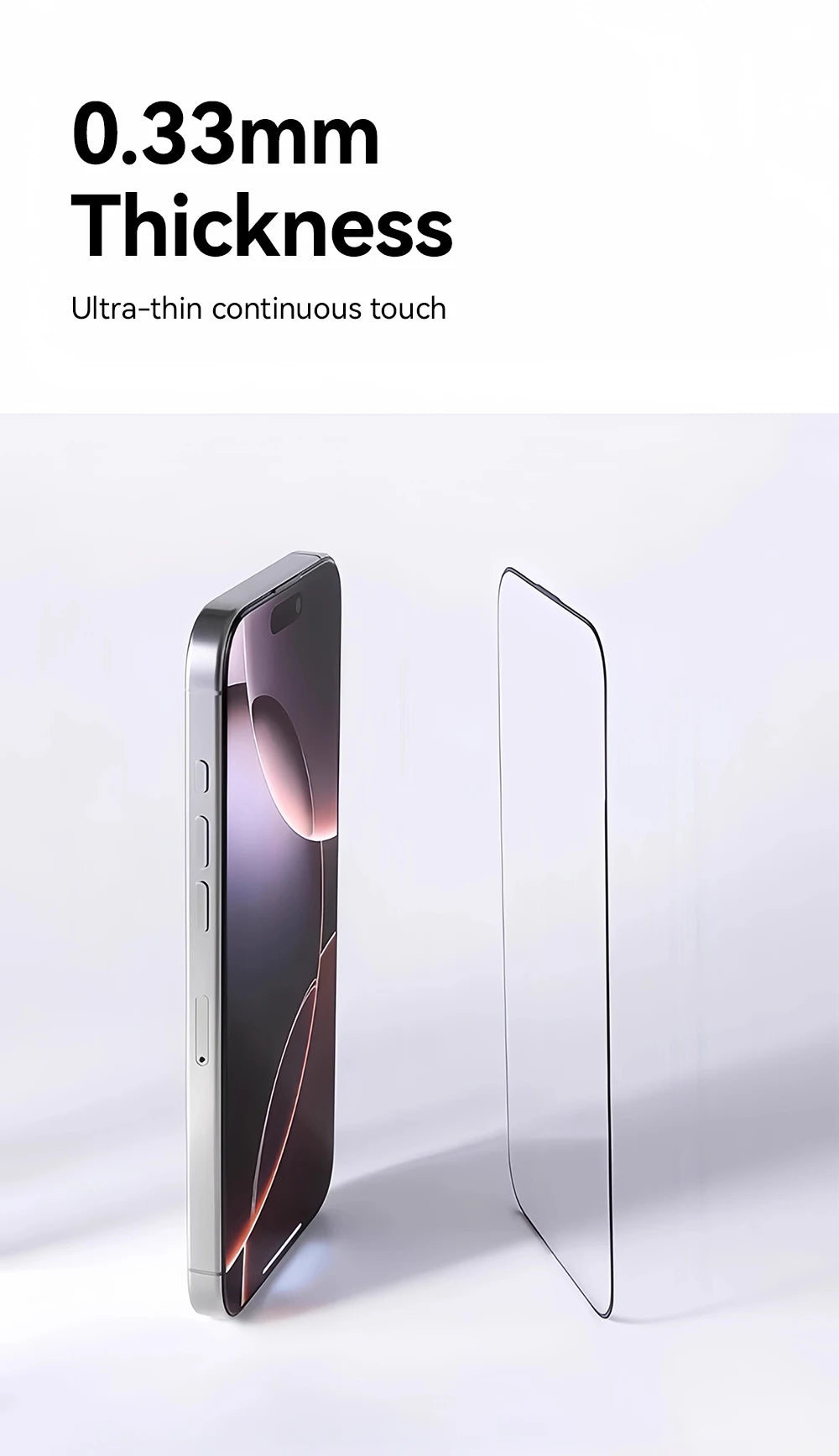 Joyroom 1/2/3pcs For iPhone 17 Pro Max HD Glass Screen Protector For iPhone 17/17Pro/17Air Full Screen Tempered Glass Protection