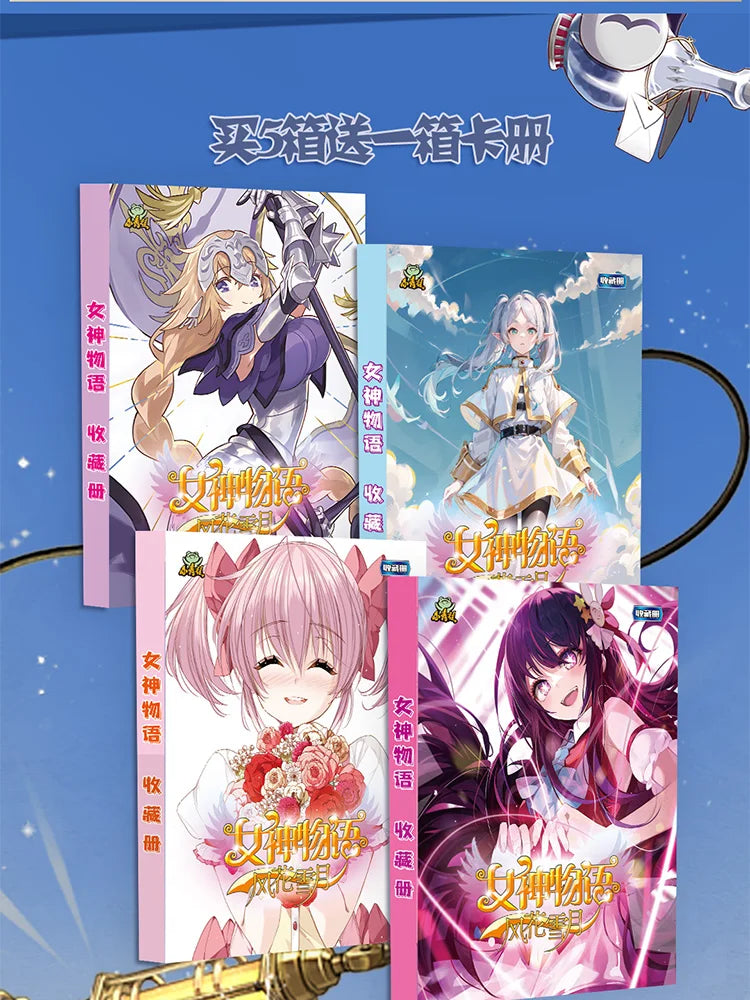 New Goddess Story Card Fufeng Chapter Colorful FlashCard Anime Character Collection Card Games Toys Child Gifts
