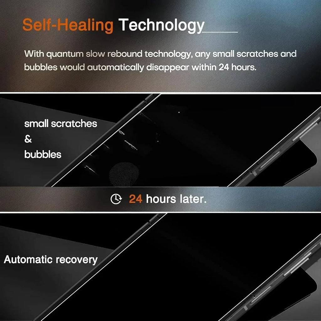 4in1 Privacy Screen Protector Inner & Outer Anti-Spy Hydrogel Films for Samsung Galaxy Z Flip 7 Flip7 Anti-peeping Protectors