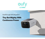 (EU stock)eufy security S220 SoloCam Solar Security Camera Wireless Outdoor Camera Continuous Power 2K Resolution Wireless