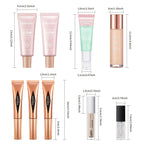 Makeup Set Beginner Kit Foundation Base Moisturizing Concealer Moisture Lip Gloss Highlighter Stick & Blush Face Makeup Sets Gif