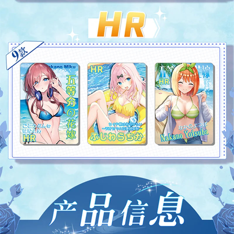 New Goddess Story Card Fufeng Chapter Colorful FlashCard Anime Character Collection Card Games Toys Child Gifts