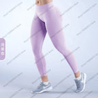 Women's High Waist Seamless Yoga Leggings Tummy Control Butt Lifting Workout Pants Soft Athletic Leggings for Gym Fitnes Running