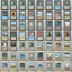 Whole Set TCG Cards for Home Play Proxy magical power9 beta fetch lands VMA dual  shock land The One Ring gathering Sol Ring