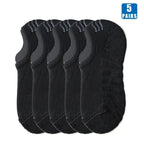 5 Pairs Men's Cotton Short Socks High Quality Crew Ankle Casual Soft Non-Slip Breathable Low-Cut Summer Autumn Socks for Men