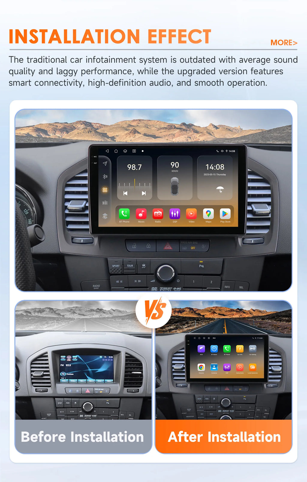 9inch 7862 QLED Screen 2din Android Car Radio Multimedia Video Player for Buick Regal 1 Opel Insignia GPS Navi Carplay 4G RDS BT