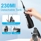 SEJOY Water Flosser Irrigator Dental Teeth Whitening strips Portable 230ML Tank 5 Modes 8 Jet Tips Washing Machine for Home