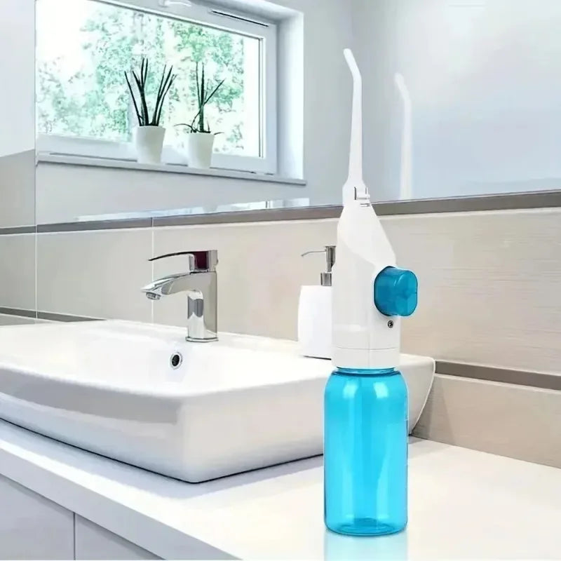 1PC Toothpick Style Portable Manual Water Flosser High-Pressure Oral Irrigator for Deep Cleaning of Gums And Teeth Care Main image