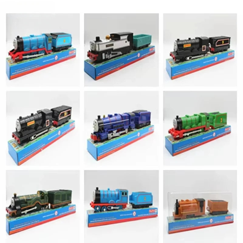 Original Thomas and Friends Electric Train Motorized Engine Railway Train Gordon Donald Douglas Freddie Kid Toy for Boy Children