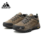 HIKEUP Leather Men Shoes for Men's Casual Shoes Fashion Waterproof Winter Luxury Designer Brand Work Boots Man Non-slip Sneakers