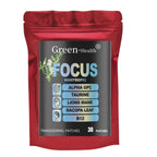 Nootropic Brain Transdermal Patches - Lions Mane Vitamin C & B12 Taurine Bacopa - Cognitive Function Support 30 Patches 6-in-1