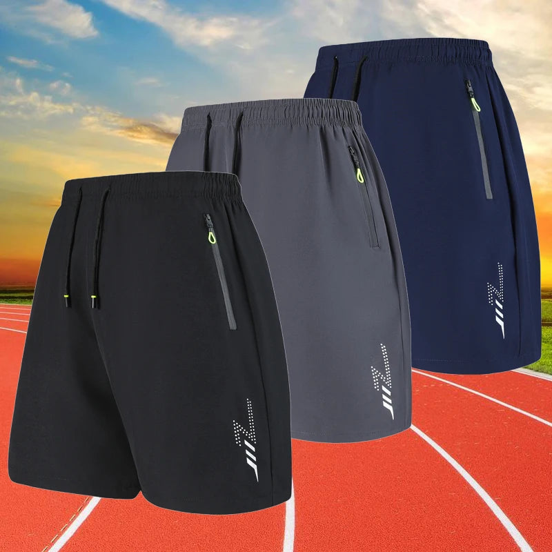 Gym Shorts Men Summer Quick Dry Training Shorts Fitness Drawstring Lightweight Short Sweatpants Man Workout Bottoms Running Wear