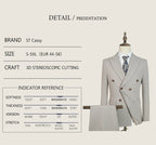 ST Cassy dark blue Elegant Man Suit 2 Pcs Set Modern Wedding Party Suits for Men Stylish Business office suit