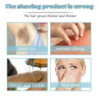 Permanent Hair Removal Spray Dissolves Hair Instantly Sprays On Effortlessly Gentle on Skin Pain-Free Long-Lasting Results