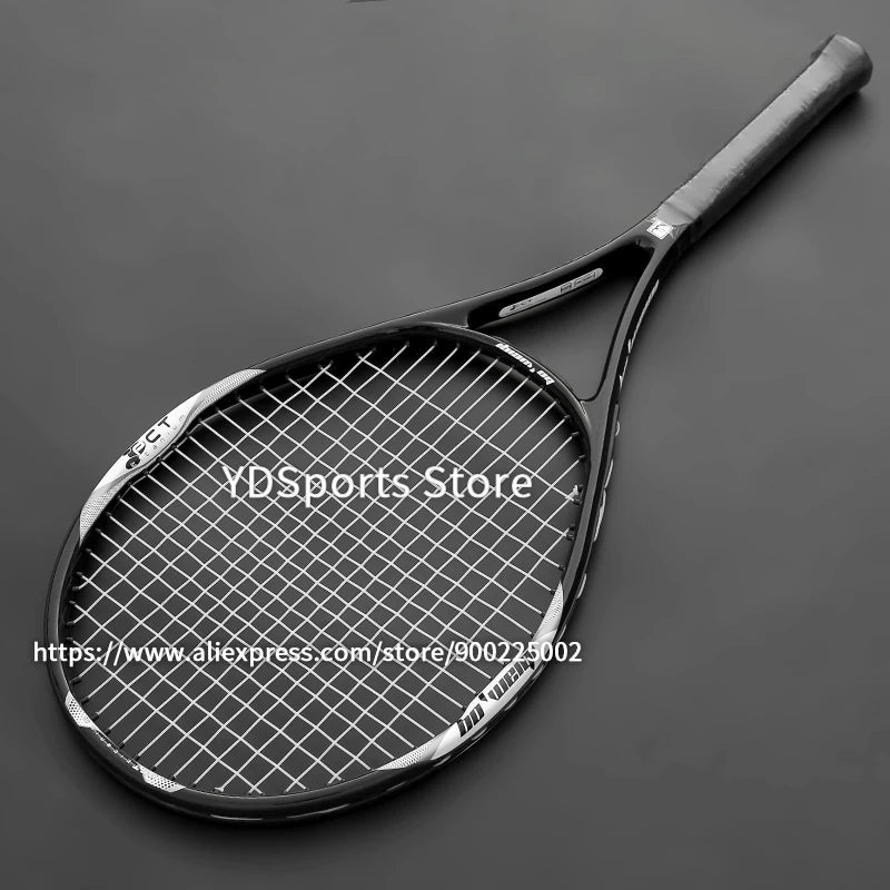 High Quality Carbon Aluminium Alloy Strung Tennis Racket For Adult Tenis Rackets 4-1/4 Inch Strings Bag Raquet Padel Men Women Main image