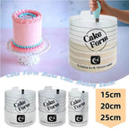 15/20/25cm Adjustable Round Cake Ring Mold Extendable With Scale Mousse Dessert Cake Cream Baking Kitchen Tools Cake Styling Kit