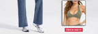 SoftMotion Straight Leg Bottoms Women's Mid-Waist Yoga Pants GYM Leggings Naked Feel Pilates Running Sports Trousers