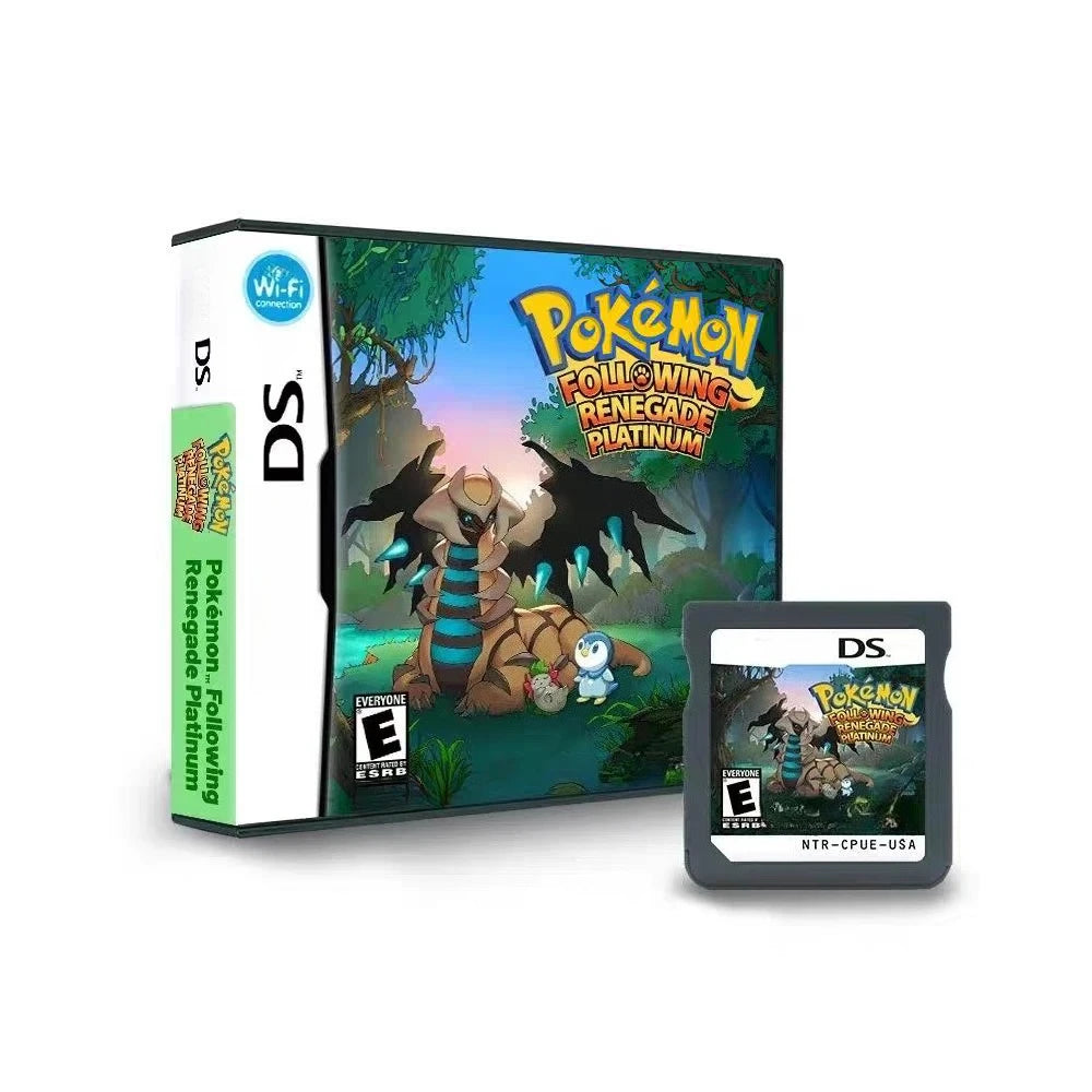 NDS Game Card，Pokémon series Platinum， Pure Heart ，True Soul ， Conquest，Garbage Gold， New  Version English  Game