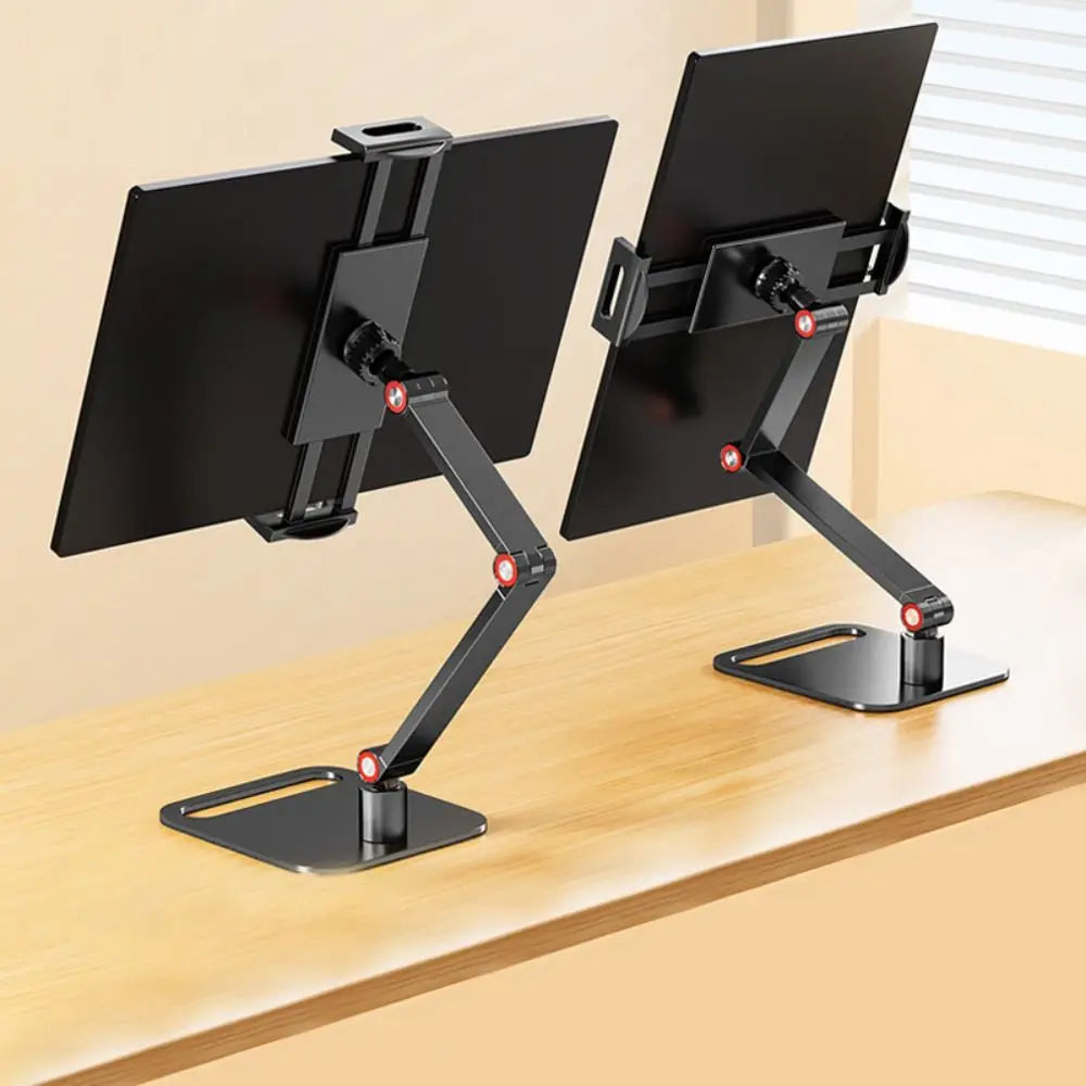 Universal Expandable Monitor Desk Holder Adjustable 360° Swivel Tablet Stand Foldable Tablet Bracket for 12-17in Image principale du produit